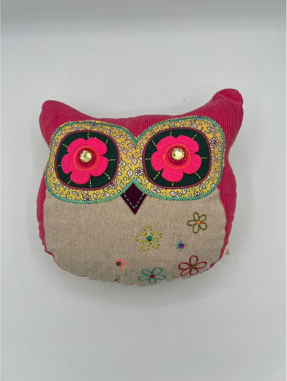 Natural Life Owl Shaped Decorative Pillow 'Kindness Matters'